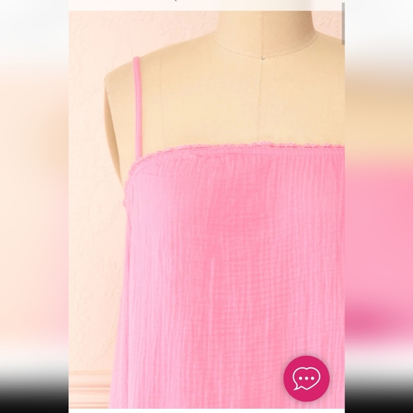 Boutique 1861 | Marinet Pink | Long Loose-Fitted Dress - Picture 3 of 7